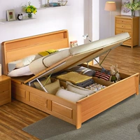 Установка сплошной древесной кровати [Пневматическая коробка с высокой коробкой]