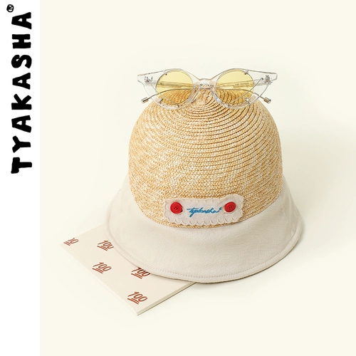 [Серия пропора] Tyakasha Takasha Hat Girl Summer New Strail Hat Fisherman Hat Hat