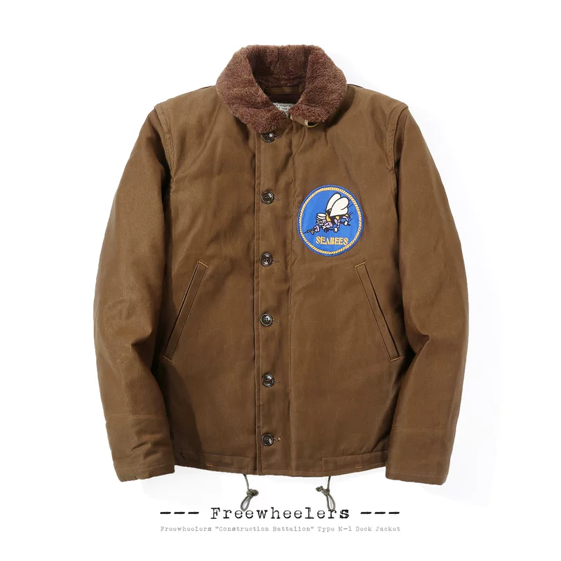 [FREEWHEELERS CONSTRUCTION BATTALION SEEBEES N-1甲板外套夹克]
