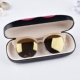 Золотая пленка детской рамы [отправить бокал+бокал ткань+сумка для очков]