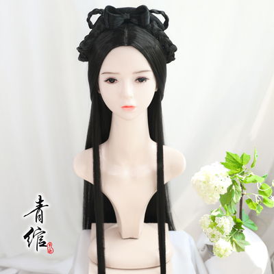 taobao agent [Qingyu] Hanfu Qi waist skirt Wei Jinfeng wig ancient style ancient costume Liu Yifei dragon girl cos hood