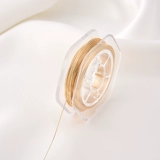 Полутвердая проволока из светлого золота 14 карат с высокой степенью защиты, ручная работа, сделай сам, ручная работа, модельная проволока с жемчужной обмоткой, медная проволока, материал ручной работы