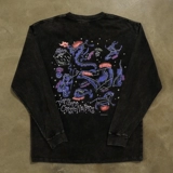 Хлопковый лонгслив, 310 грамм, в американском стиле, оверсайз