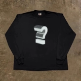 Лонгслив подходит для мужчин и женщин, 280 грамм, в американском стиле, оверсайз