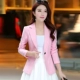 Bộ đồ nhỏ của phụ nữ áo khoác mùa thu 2021 phiên bản mới của Hàn Quốc của bộ đồ nhỏ dài tay mảnh mai ngắn đầu nhỏ của phụ nữ - Business Suit