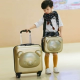 Чемодан, мультяшная милая коробка, 18 дюймов, с медвежатами