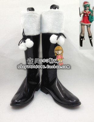 taobao agent Vocaloid, Christmas boots, cosplay