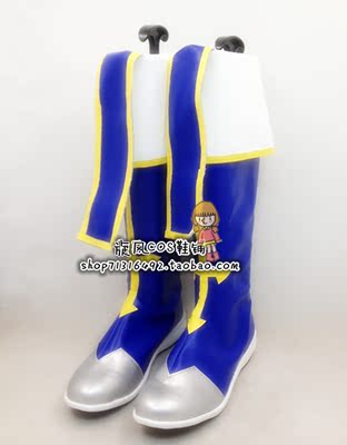 taobao agent Cangyi implied record Blazblue -Jin Kisaragi cosplay shoes COS shoes to customize