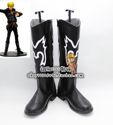 taobao agent Number A2440 One Piece D.P.C.F Huo Gunner Sanji COSPLAY Shoes COS Shoes COS Shoes