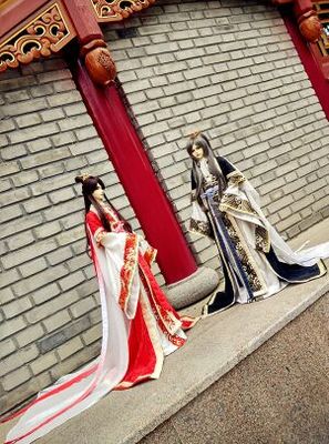 taobao agent [Voice of Love] Uncle BJD Dimension Costume Darling [Koi] Couple set free shipping