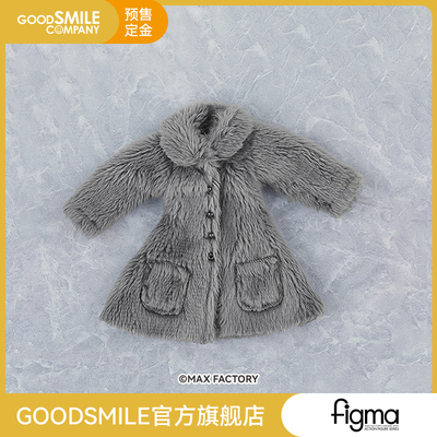 taobao agent [Pre -sale deposit GSC] Figma styles fur coat/black tight dress hand -made model play