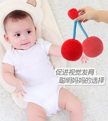 Jollybaby Red Ball Baby Vision Recursing Mabies Храните мяч, чтобы прикоснуться к игрушке тактильного светильника