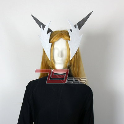 taobao agent 79COS Final Fantasy 14 NPC Divine Emperor Jiaen headwear feathers a set of cos props boutique