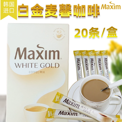 Южная Корея импортировал Maxim Coffee Maxim Platinum Speed ​​Coffee 20 коробок Platinum San -In -Speed ​​Coffee