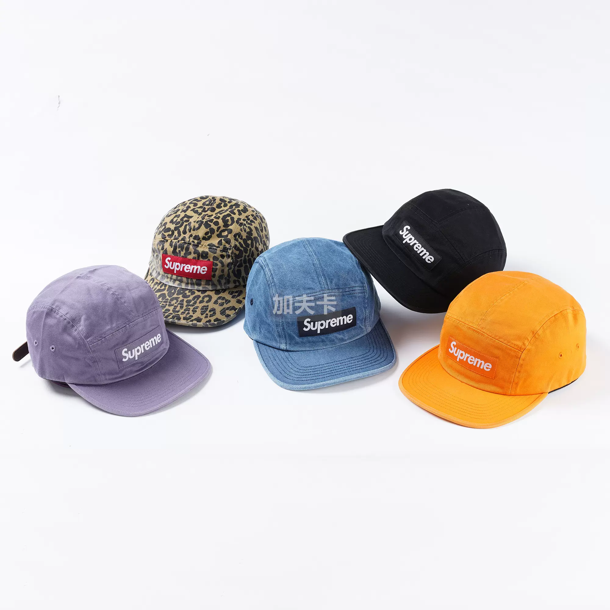 现货SUPREME SS18 MILITARY CAMP CAP 厚标经典BOX LOGO露营帽-Taobao