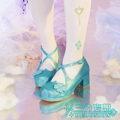 taobao agent Three -point delusion king Cosplay accessories Yao Shi Prayer cosplay accessories cos shoe high heels