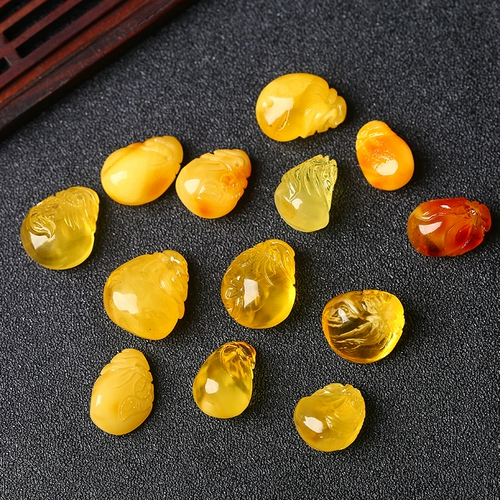 Янтарная подвеска из воскового агата, браслет, ожерелье, четки бодхи из грецкого ореха, четки из круглых бусин, аксессуар