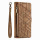 Geometric Stripes Wallet Folio Flip Card Holder Phone Cases Covers With Zipper Galaxy S24, Galaxy S24 Plus, Galaxy S24 Ultra, Galaxy S23, Galaxy S23 Plus, Galaxy S23 Ultra, Galaxy S22, Galaxy S22 Plus, Galaxy S22 Ultra,