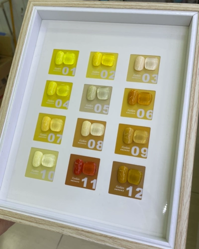 Рыжий флуоресцентный лак для ногтей для маникюра, 12 цветов, небольшой набор