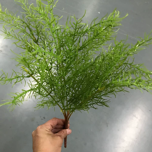 Ощущение симуляции, трава высокого качества инородной торговли изящная трава зеленая растительная трава бутон маленькая горшка мебель растения шелковой цветок