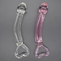 Peach Heart Circle Glass Anal Plug Женщины используют мастурбационные устройства моделирование игрушек для взрослых эротических продуктов мужские приборы
