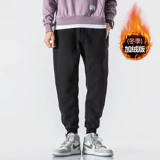 Демисезонные штаны, утепленные повседневные брюки, оверсайз, на шнурках