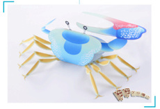 DIY手工折纸儿童玩具 仿真动物海洋生物 螃蟹 3D纸模 ...