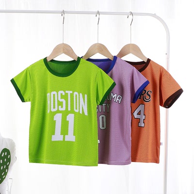 taobao agent Summer children's quick dry sports short sleeve T-shirt, with short sleeve