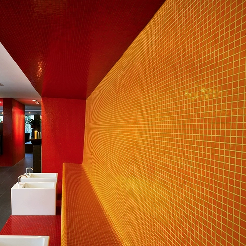 Барная стеклянная мозаичная плитка отель в ванную комната кухня ресторан красный ванная комната для ванной комнаты для душевой комнаты фоновая стена