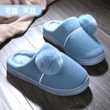 Демисезонные тапочки для влюбленных, зимняя полиуретановая обувь на платформе в помещении
