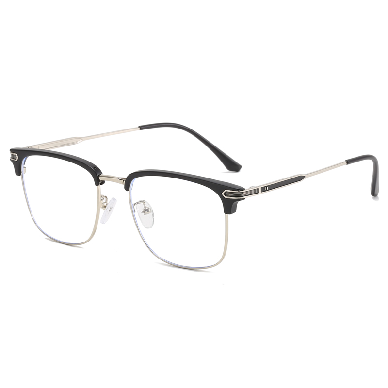 Sand black silver frame
