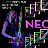 Dr Neon Neon Fluorescent Light Light Light Bass Electric Bassi Piano String 5 струна 4 струна зеленый оранжевый порошок желтый и белый цвет