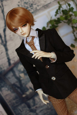 taobao agent BJD SD doll boy wig High temperature silk heat -resistant short hair, two -point uncle 3 46 points doll wigs