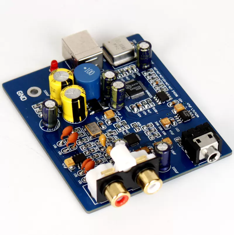 CYJ-TDA1541光纖同軸解碼板(含USB, 不含TDA1541和SAA7220 IC 