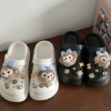 Lu Thirteen, милые туфли Shirley Rose Cave, женская летняя верхняя одежда, новинка 2025 года, пляжные нескользящие сандалии, полутапочки Baotou