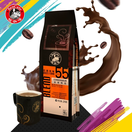 Ming Coffee Brazil Flavor Sanheyi One - растворимая кофейная розовая сумка с 15 чашками