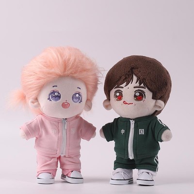 taobao agent 20cm baby clothes school uniform sportswear set star doll doll 20 cm cotton doll clothes without attributes