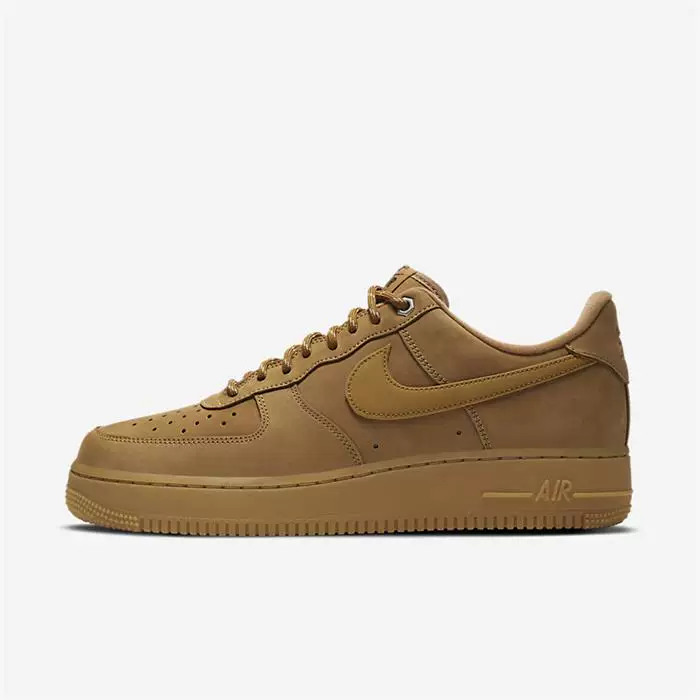 Nike мужские и женские кроссовки Air Force 1 в пшеничном цвете, низкие модели, кроссовки Air Force One CJ9179-200