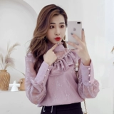 Весенняя рубашка, модный фонарь, лонгслив, популярно в интернете, 2020, в корейском стиле