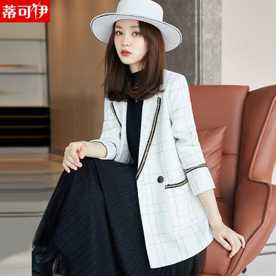 taobao agent Autumn fashionable advanced classic suit jacket, 2021 collection, Korean style, high-quality style
