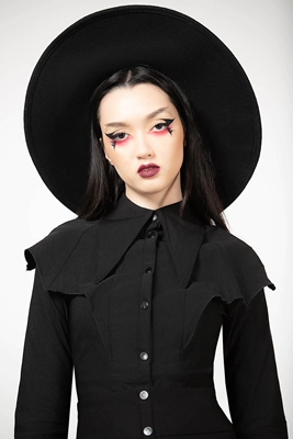 taobao agent Retro black shirt, top, Lolita style