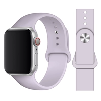 Применимо к Apple Apple Watch7/6/SE/5/4/3, чтобы представлять iWatch6 Apple Storp Sports Slilecone Маленькая талия 42/44/38/40 мм, заменяя личность творческий ремешок для мужчин и женского прилива.