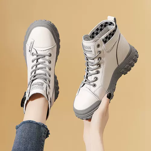 Женщина Martin Boots Женская мягкая дна мода 2022 Новая осенняя и зимняя прилив Cool Ins Working High Gem Sweet Shoes