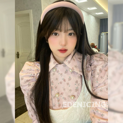 taobao agent Lifelike bangs, helmet, internet celebrity, Lolita style