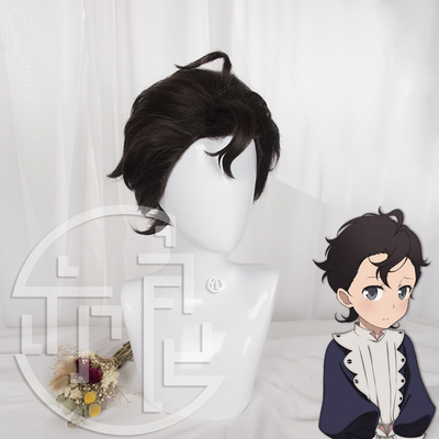 taobao agent Yiliang Shadow House Ram/Xia Li's black back shape flipping short hair cosplay anime wig