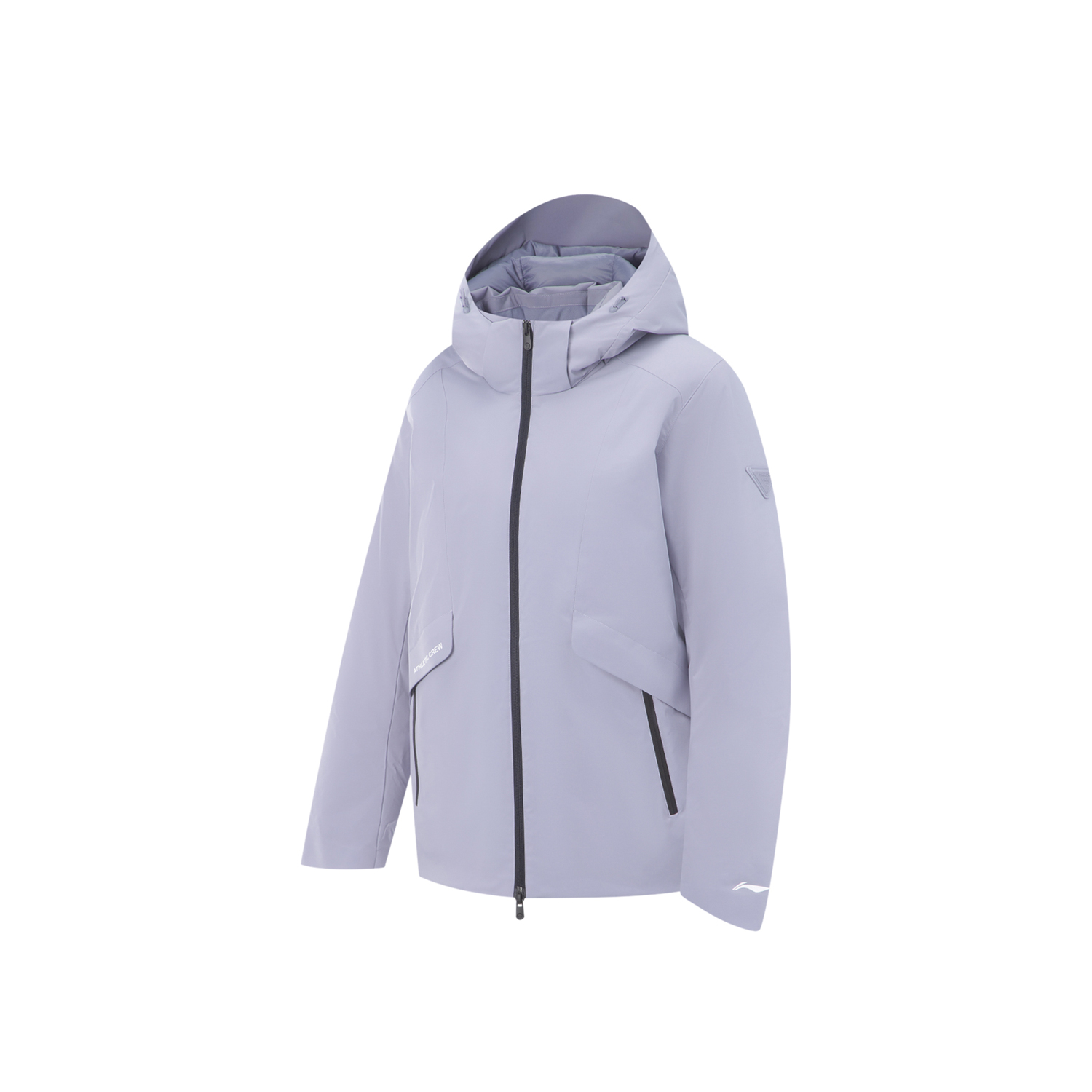 李宁火锅羽绒服丨女冬季2025新款保暖连帽衣服鹅绒中长款运动外套