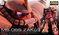 Ассамблея Bandai Gundam Model RG 1/144 02 MS-06S Zaku xia ya использует Hongza gu