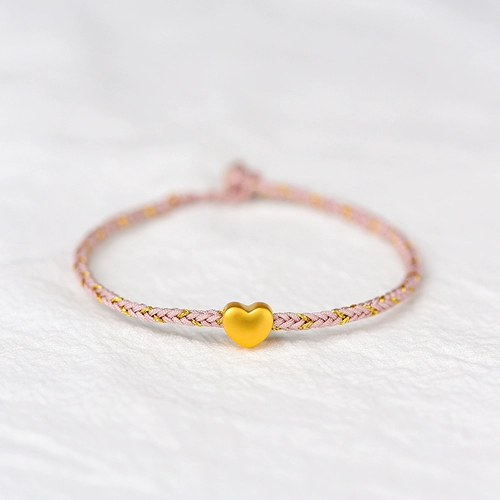 Передача золотой маленький браслет любви женский литературный принцесса подруга