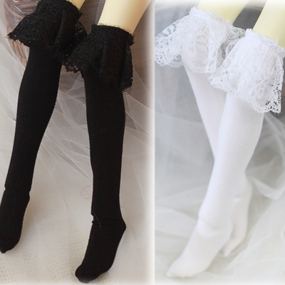 taobao agent BJD Socks Uncle 1/31/41/6 Giant Baby Salon Socks White/Black Border Socks full of free shipping