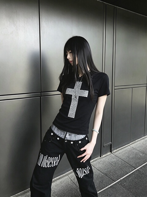 SPLICED MACHETE SKINNY JEANS image 5